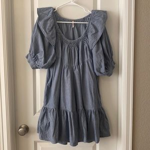 Free People Amelie denim minidress
